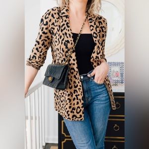 J Crew Sophie open front sweater blazer